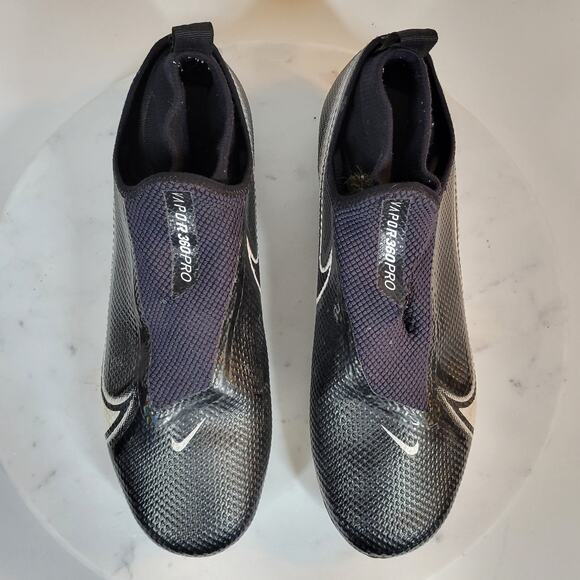 Nike Mens Vapor Edge Pro 360 Football Cleats Size 7.5 Black White AO8277-001 - Picture 8 of 14